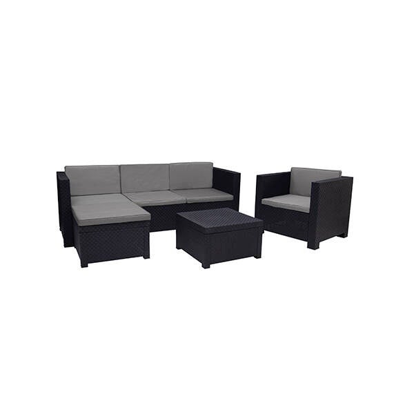 CONJUNTO IMITACION/RATTAN MANHATTAN SP-BERNER 4 PZAS 55426