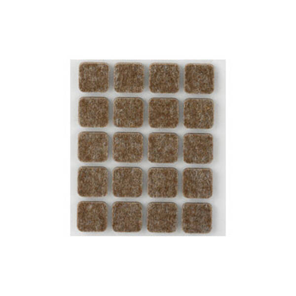 FIELTRO ADHESIVO MARRON INOFIX 17X17X3MM 4004-4