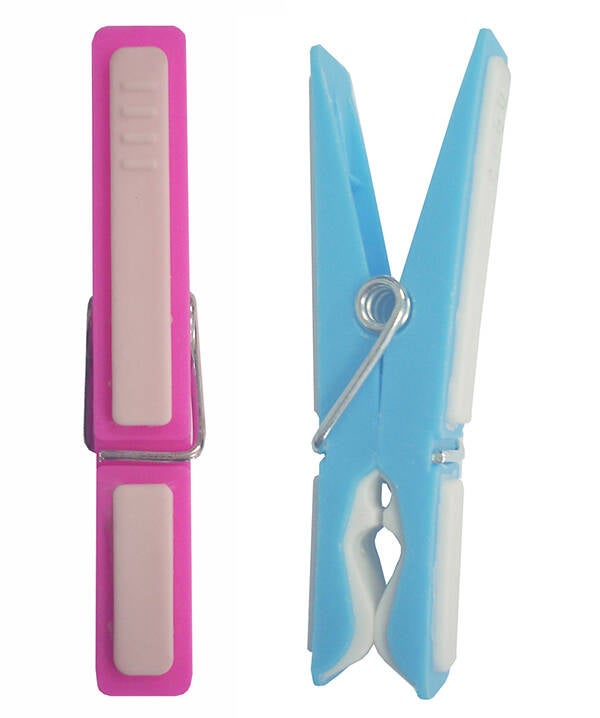 PINZA ROPA PLASTICO BI-INY 12U TARRES - BIP 140