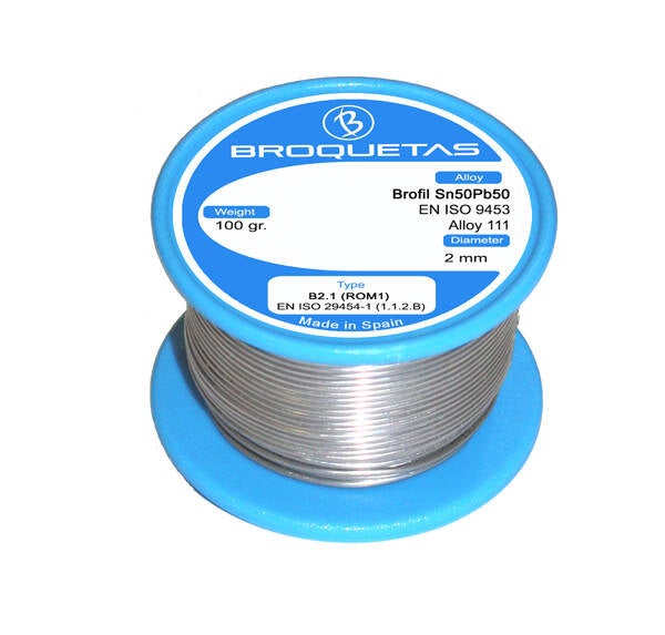ESTAÑO ELECT 50% SN-50PB 2MM BROFIL 100 G B20PW15012001A104
