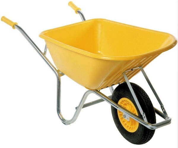 CARRETILLA POLIETILENO AMARILL ALTRAD 100 L PE100-C100 /C100.511