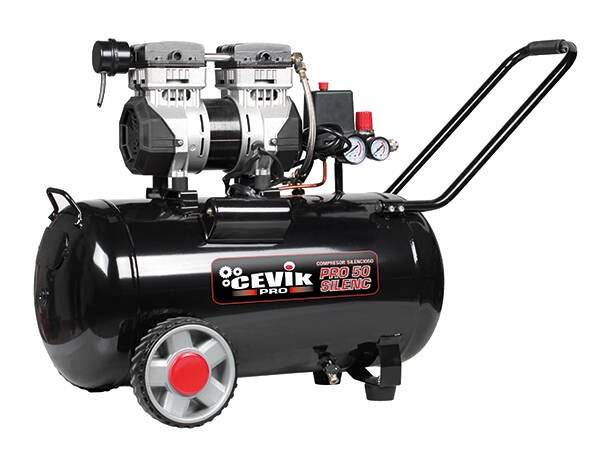 COMPRESOR SILENCIO 1,5HP S/ACE CEVIK 50 L CA-PRO50SILENC