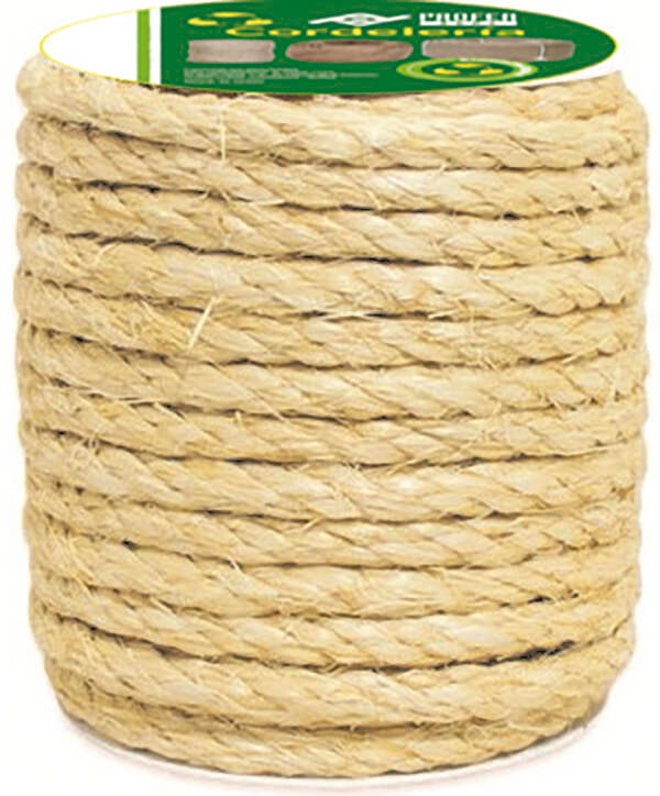 CUERDA CABLEADA SISAL 4C 8MM PROFER HOME 15 M PH1336