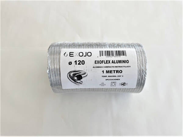 TUBO ALUMINIO COMPACTO (RETR. EN 20 CM) 1M EXOJO 120 MM TF1201