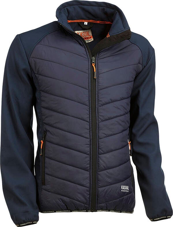 CHAQUETA CORTAVIENTO ACOLCHAD JUBA KASUAL L 2894 AZUL