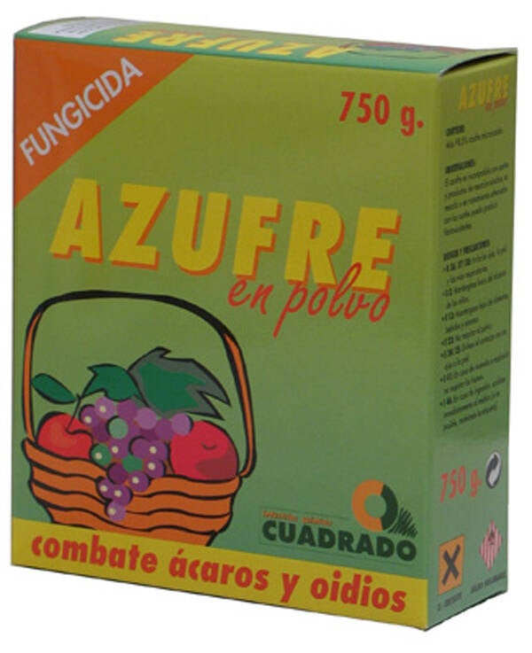 AZUFRE CUADRADO 750 G 415023