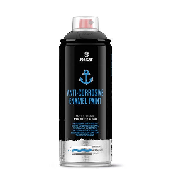 PINTURA SPRAY ANTICORROS NEGRO MONTANA 400 ML EX014PR0991