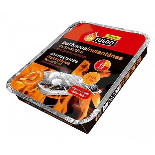 FUEGO BARBACOA INSTANTANEA 1 USO FLOWER - 1-50282