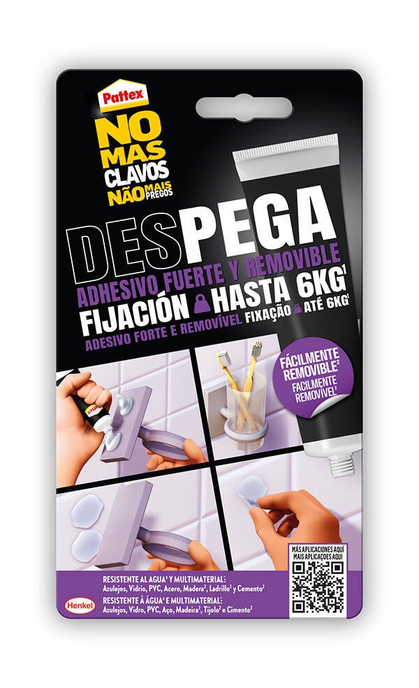 ADHESIVO MONTAJE REMOVIBLE HENKEL 44 G 2970832