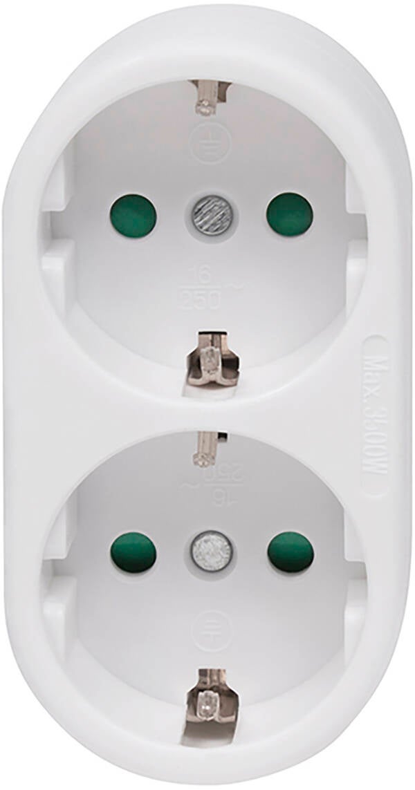 CLAVIJA ADAPTADOR DOB SCHUKO TT FRONT 16A BL PROFER HOME 4,8 MM PH1365