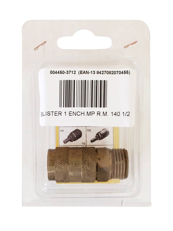 ENCHUFE RAPIDO MACHO BL.1 KRIPXE 1/2'' 004450-3712