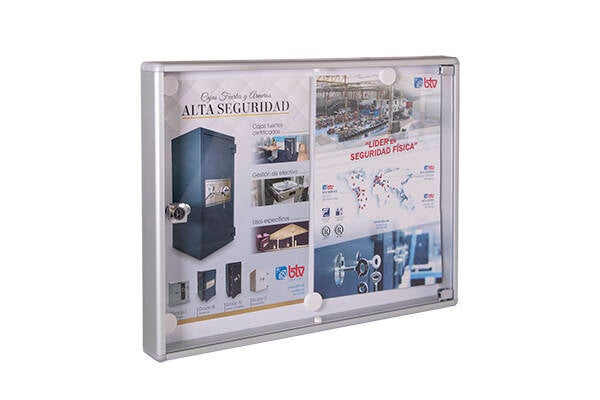 ARMARIO ANUNCIOS ALUM. BTV 46X35 CM 132