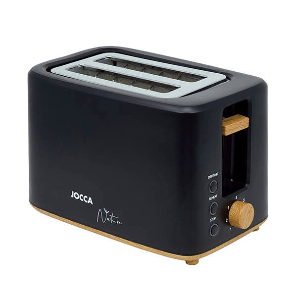 TOSTADOR 2 RANURAS NATURE NEGRO JOCCA 700 W 2185N