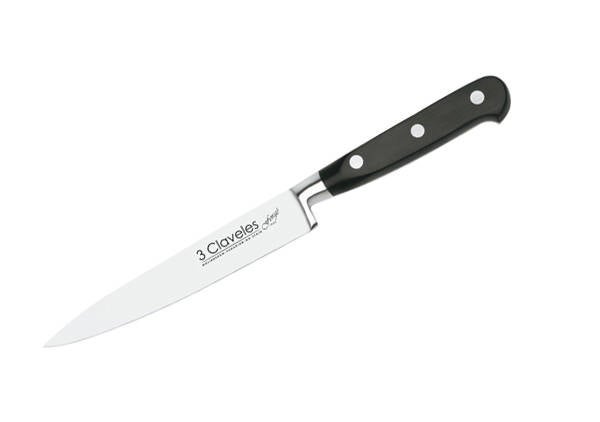 CUCHILLO FILETEAR FORJADO 3 CLAVELES 15 CM 1561