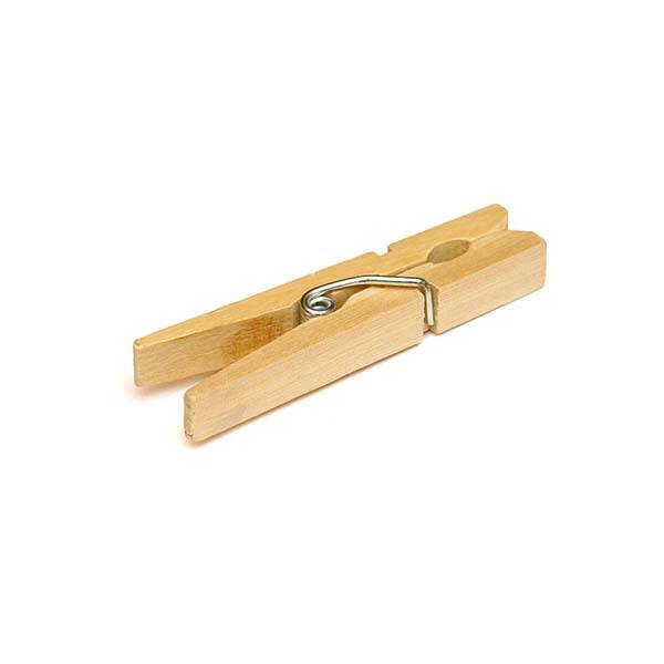 PINZA ROPA MADERA 24 U CUNCIAL 70 MM 201018