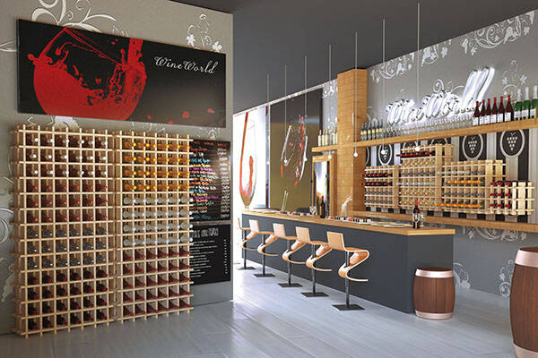 BOTELLERO MADERA 9 BOT. RIOJA ASTIGARRAGA 32,5X43X22 RI9000.99