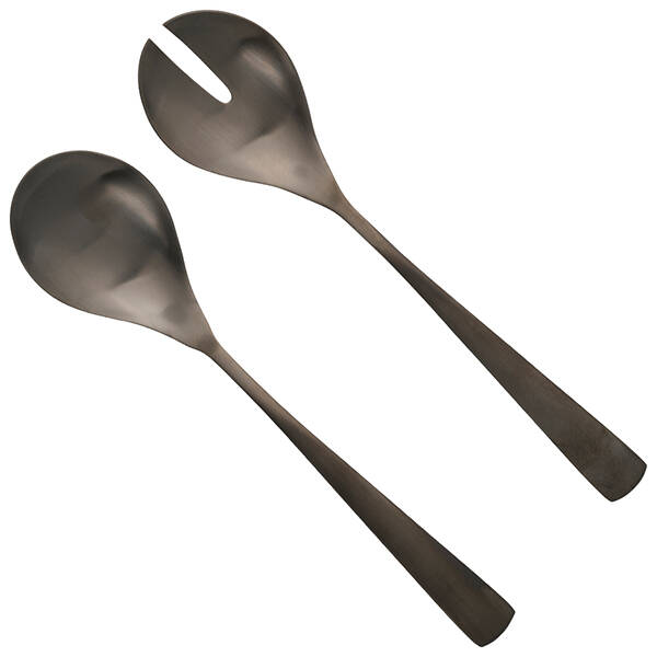 CUBIERTOS SERVIR NEGRO SET-2 CMP - 83318