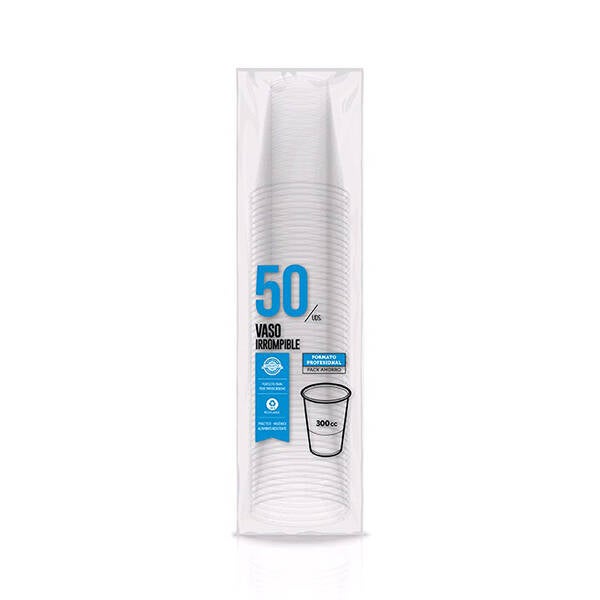 VASO DESECHABLE PP IRROMP TR B/50 MAXI 300 CM3 5222