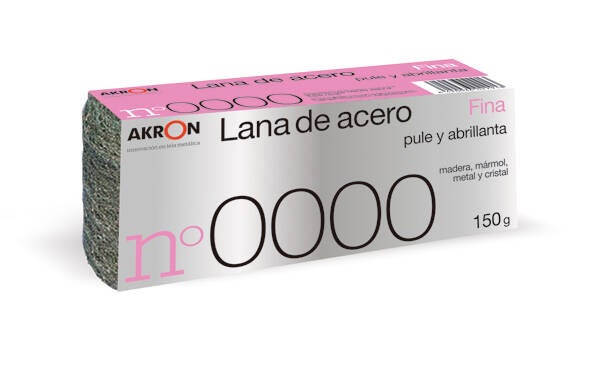 ESTROPAJO LANA ACERO FINA 0000 BARLESA 150 G 2291