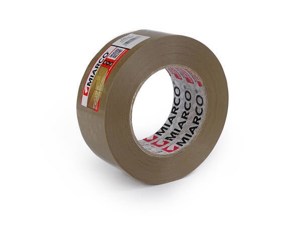 CINTA EMBALAJE PACK PVC MARRON MIARCO 66MX48MM 189