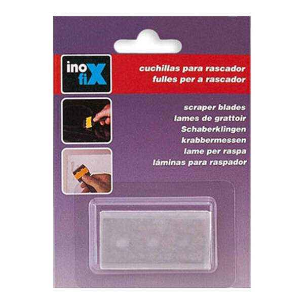 RECAMBIO RASCAVIDRIOS 5 UNID. INOFIX BLISTER 3107-1