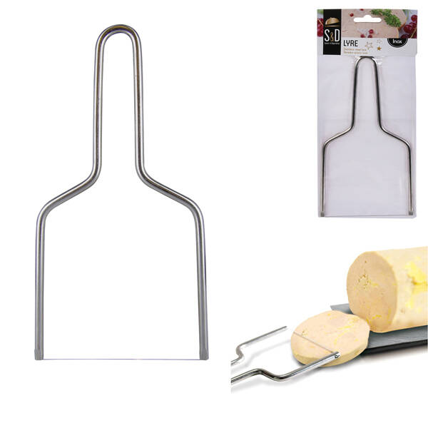 HILO CORTADOR INOX QUESO-FOIE CMP 9,8X18,5CM KU6131