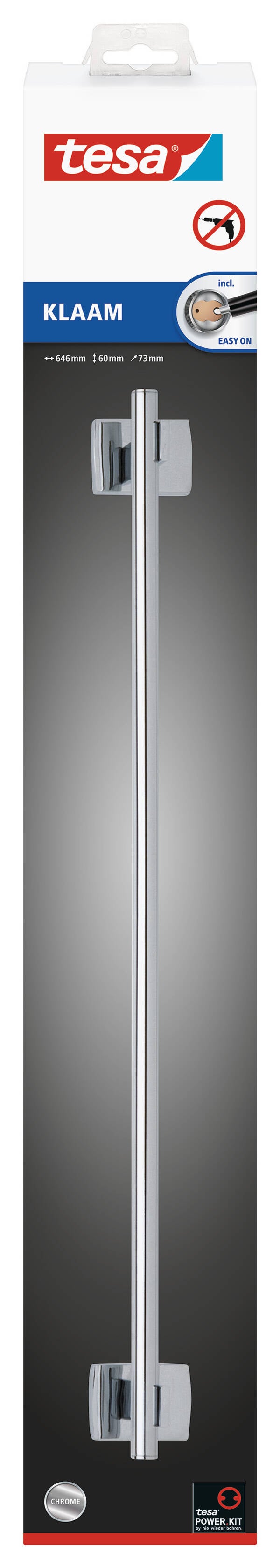 TOALLERO BARRA INOX KLAAM TESA TAPE - 40264-00000-00