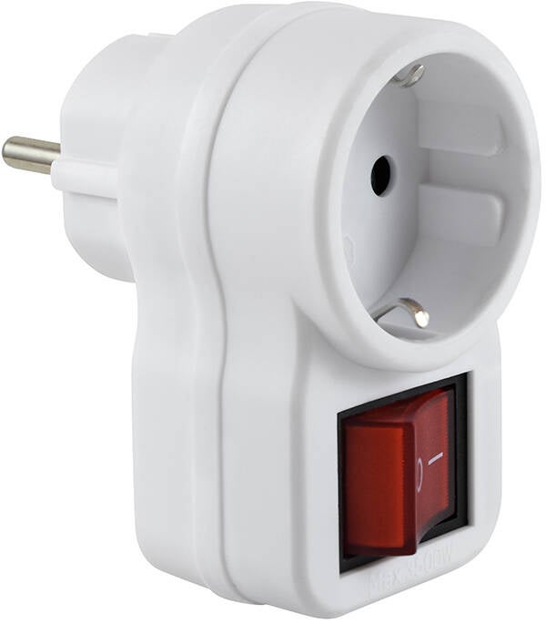CLAVIJA ADAPTADOR BIPOLAR C/INTERRUP 16A BL PROFER HOME 4,8 MM PH1369