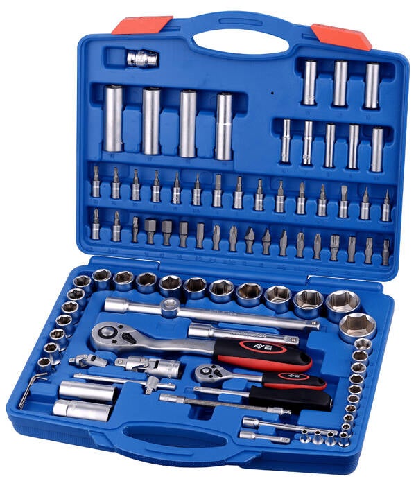 LLAVE VASO JGO 94 PZ+CARRACA PROFER TOP 1/4-1/2'' PT0087