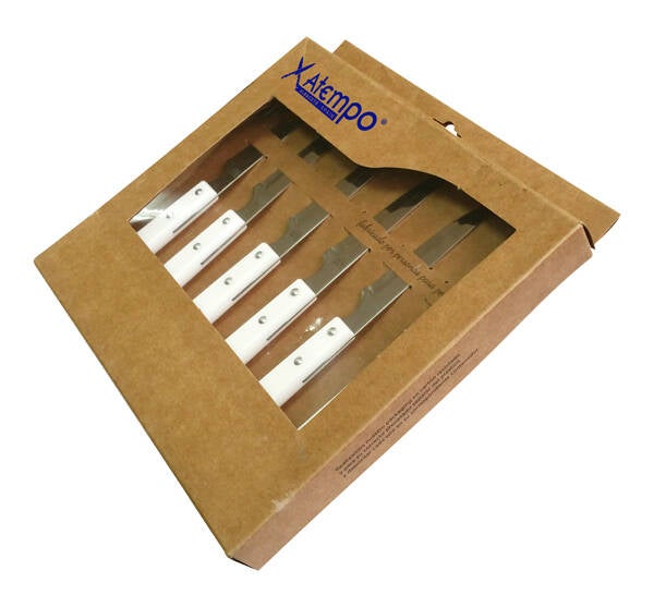 CHULETERO BLANCO SET-6 ATEMPO - 122-11-6