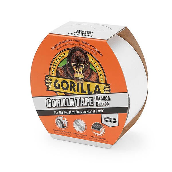 CINTA MULTIUSO AMERICANA BLANCA GORILLA 10MX48MM 3034605