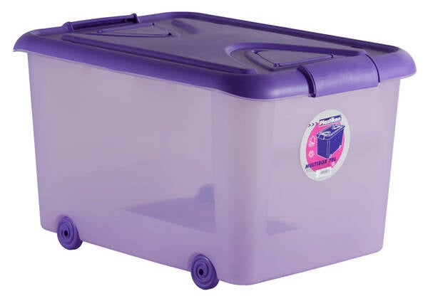 CAJA MULTIUSOS AZUL PLASTIKEN 70 L 11004AZUL