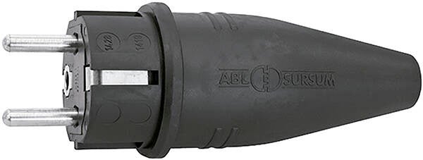 CLAVIJA IND GOMA TT 16A IP44 NEG PROFER TOP 4,8 MM PT1888