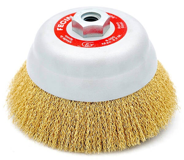 CEPILLO TAZA LATONADO M14 FECIN 75 MM 240750CGM14D
