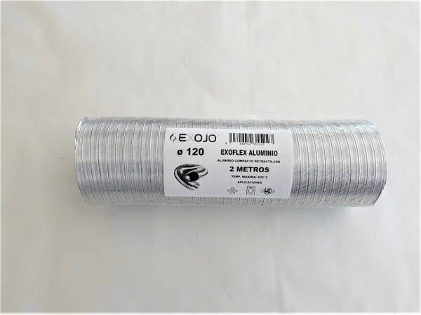 TUBO ALUMINIO COMPACTO (RETR. EN 40 CM) 2M EXOJO 110 MM TF1102