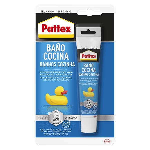 SILICONA COCINA BAÑO BLANCA PATTEX 50 ML 2650473