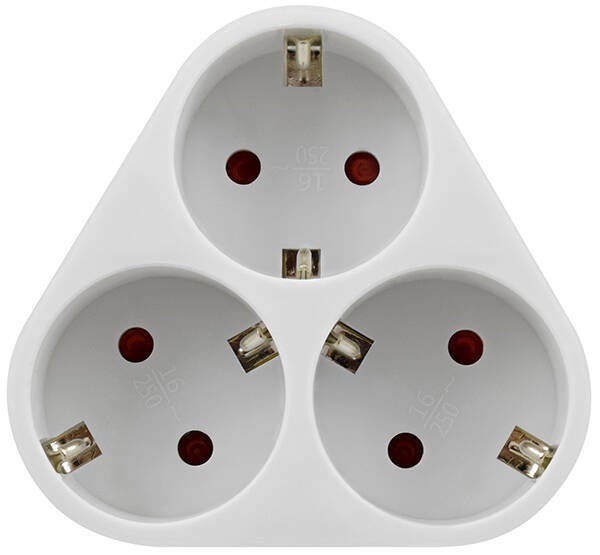 CLAVIJA ADAPTADOR TRIP SCHUKO TRIANG 16A BL PROFER HOME 4,8 MM PH1368