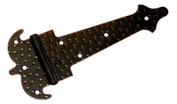 BISAGRA FORJA NEGRO MATE AMIG 200 MM 554