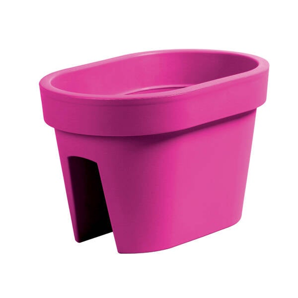 MACETA BALCON LOFLY R. MAGENTA INTEPLAS 40X27X25CM DLFOR400MG