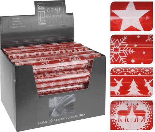 ROLLO DECOR HOGAR ROJO KOOPMAN 400X28CM 767530600