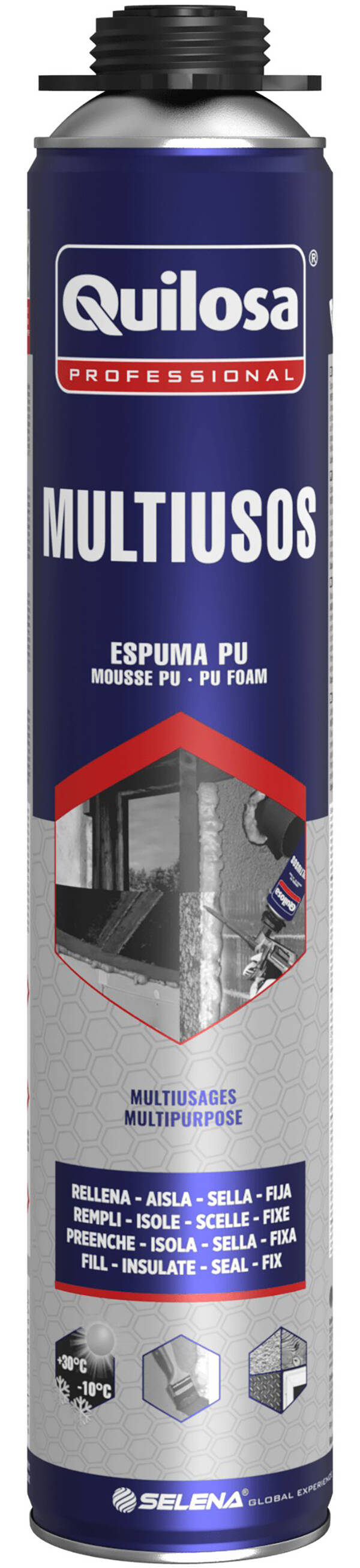 ESPUMA PU MULTIUSO PISTOLA QUILOSA 700 ML