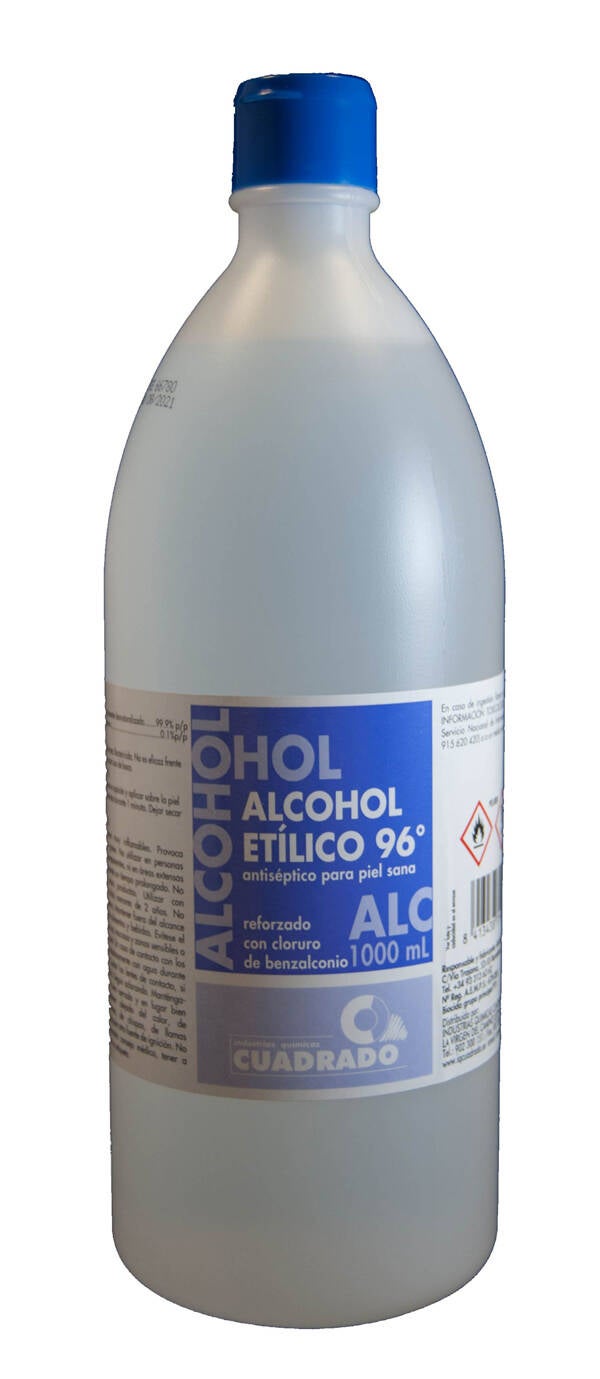 ALCOHOL ETILICO SANITARIO 96 CUADRADO 1 L 719037