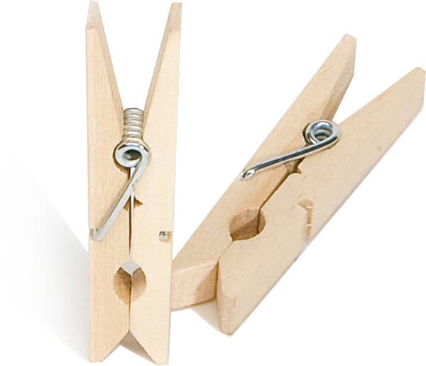 PINZA ROPA MADERA 24 U TARRES - EXP 131