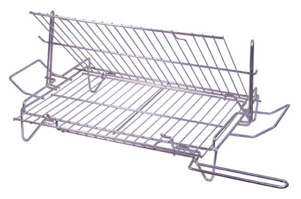 PARRILLA DOBLE GIRATORIA FLORES CORTES 560X400 MM 33510