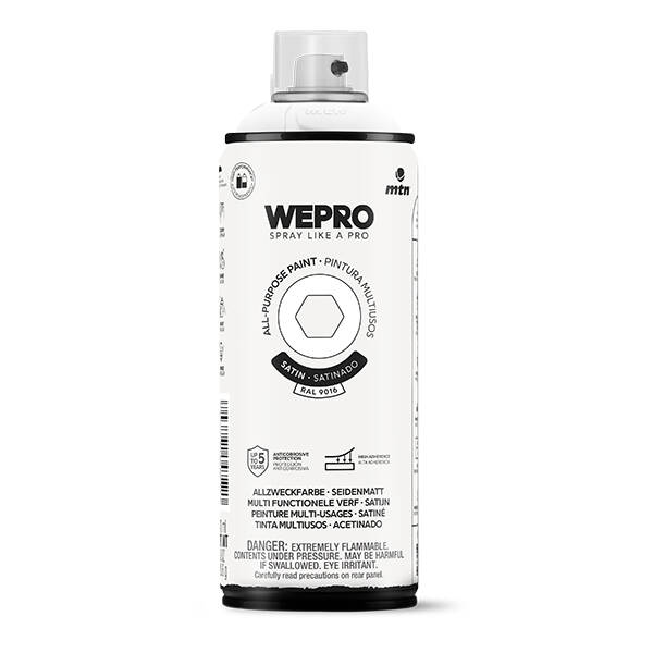 PINTURA AEROSOL BLANCO IGLU SATINADO MTN 400 ML EX014WP9016S