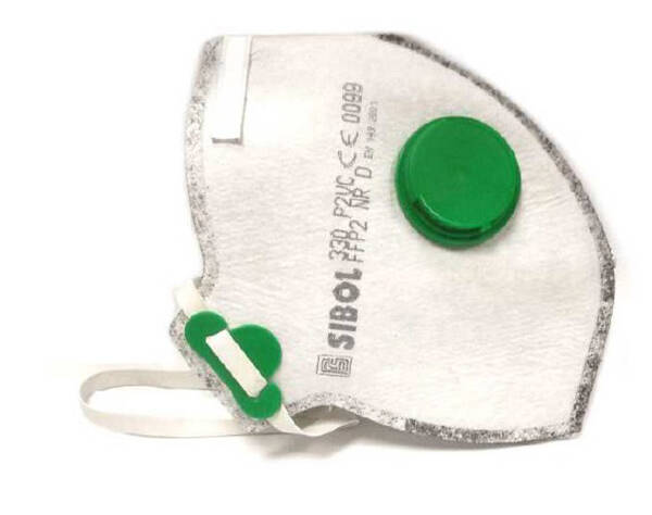 MASCARILLA FFP2 C/VALVULA PLEG SIBOL - 330 P2DVC