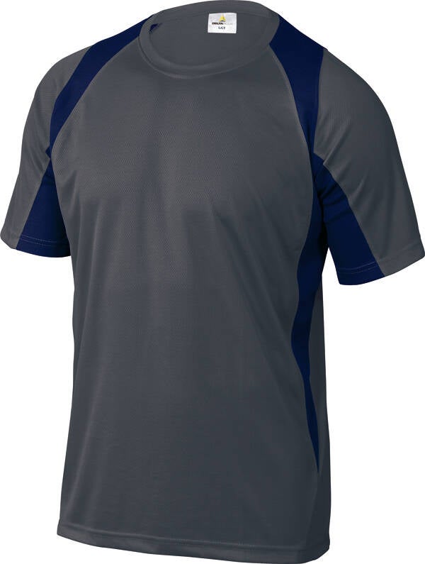CAMISETA TRANSPIRABLE M/CORTA BALI GRIS/MARINO