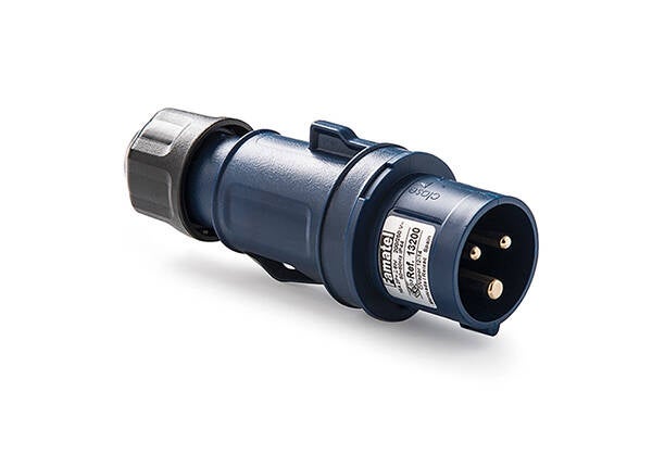 CLAVIJA CETAC 3P-T 380 V IP44 FAMATEL 32 A 13302