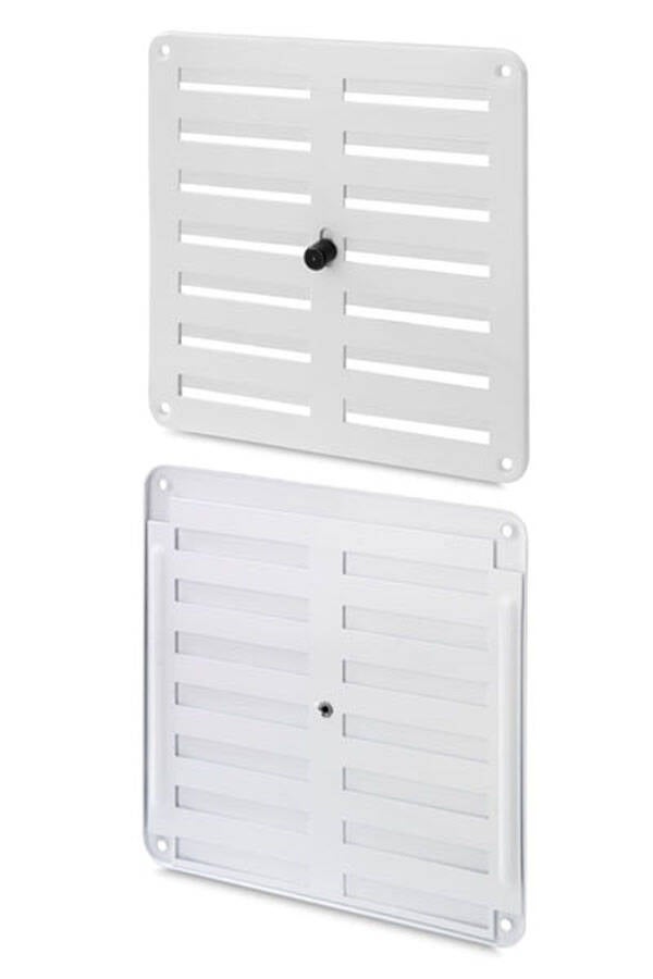 REJILLA C/PERSIANA BLANCA BL INOFIX 17X17 CM 1261-2G