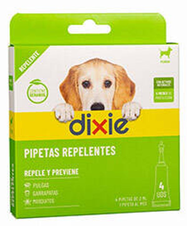 PIPETA ANTIPARASITOS PERRO 4UD DIXIE - 5001346